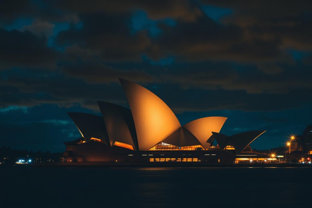 Sydney Opera House at night